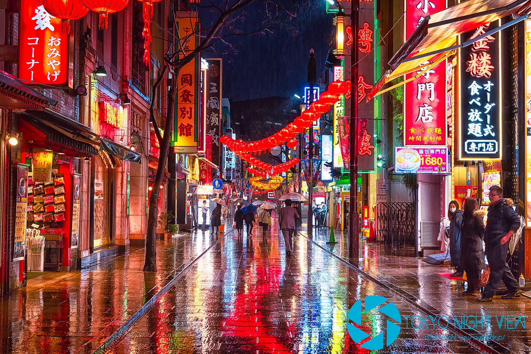 雨日-Rainy Day　Yokohama Chinatown
