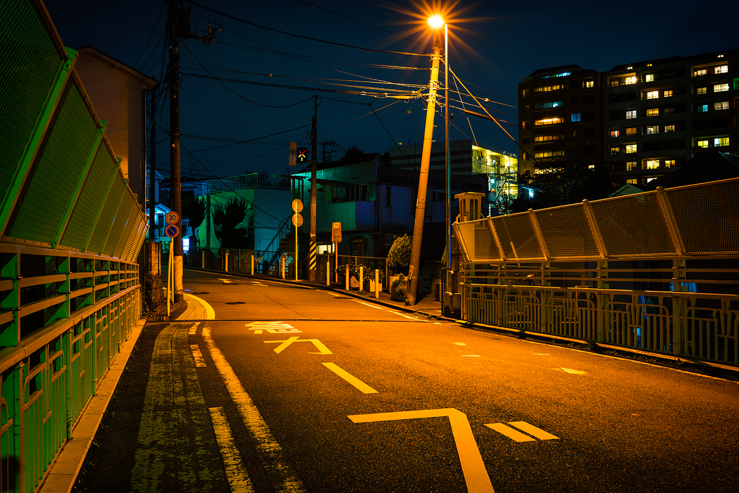 打越橋からの夜景
