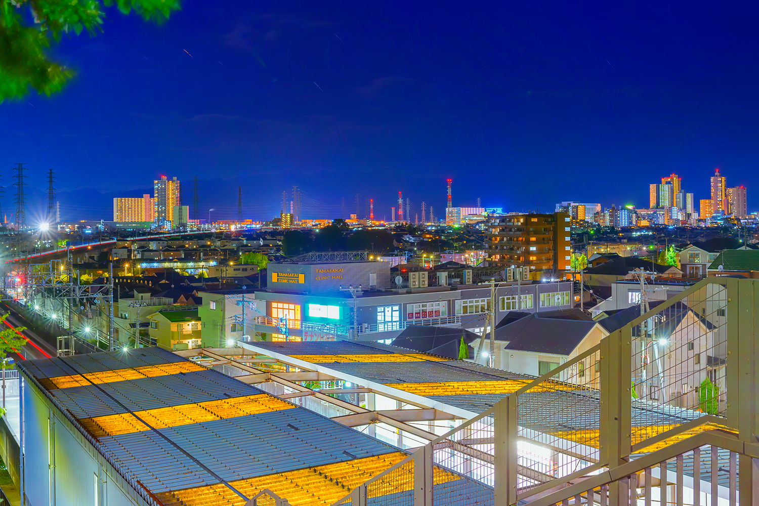 橋本駅方面の夜景風景